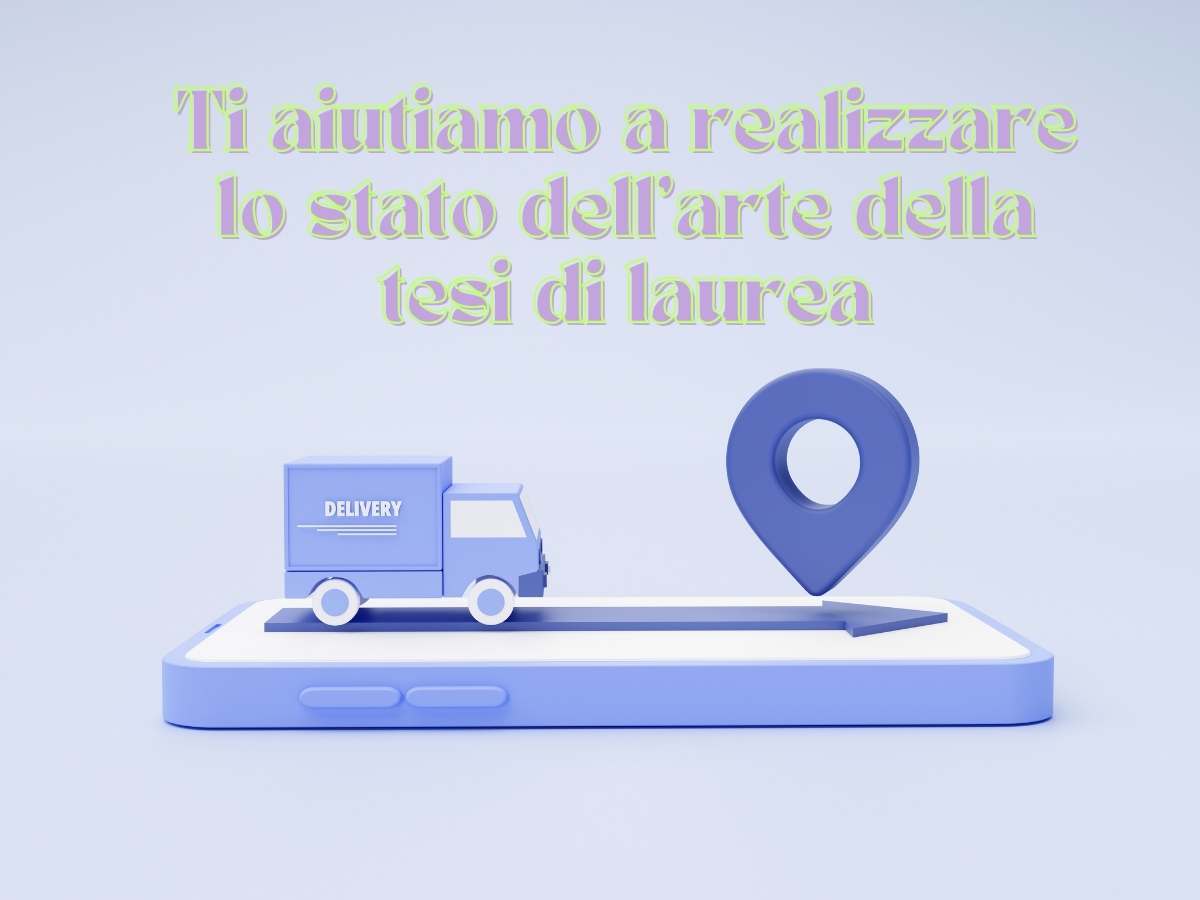 Grafico che rappresenta la realizzazione dello stato dell'arte della tesi di laurea